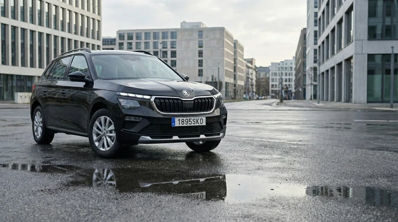 AI-generated Škoda campaign image